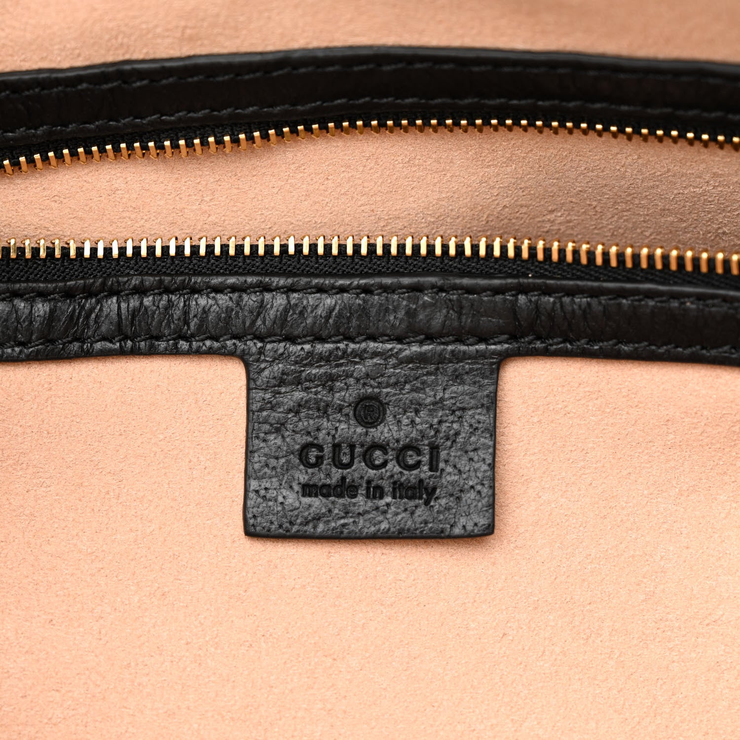 Gucci Textured Dollar Calfskin Web Medium Ophidia Boston Black 6 of 11