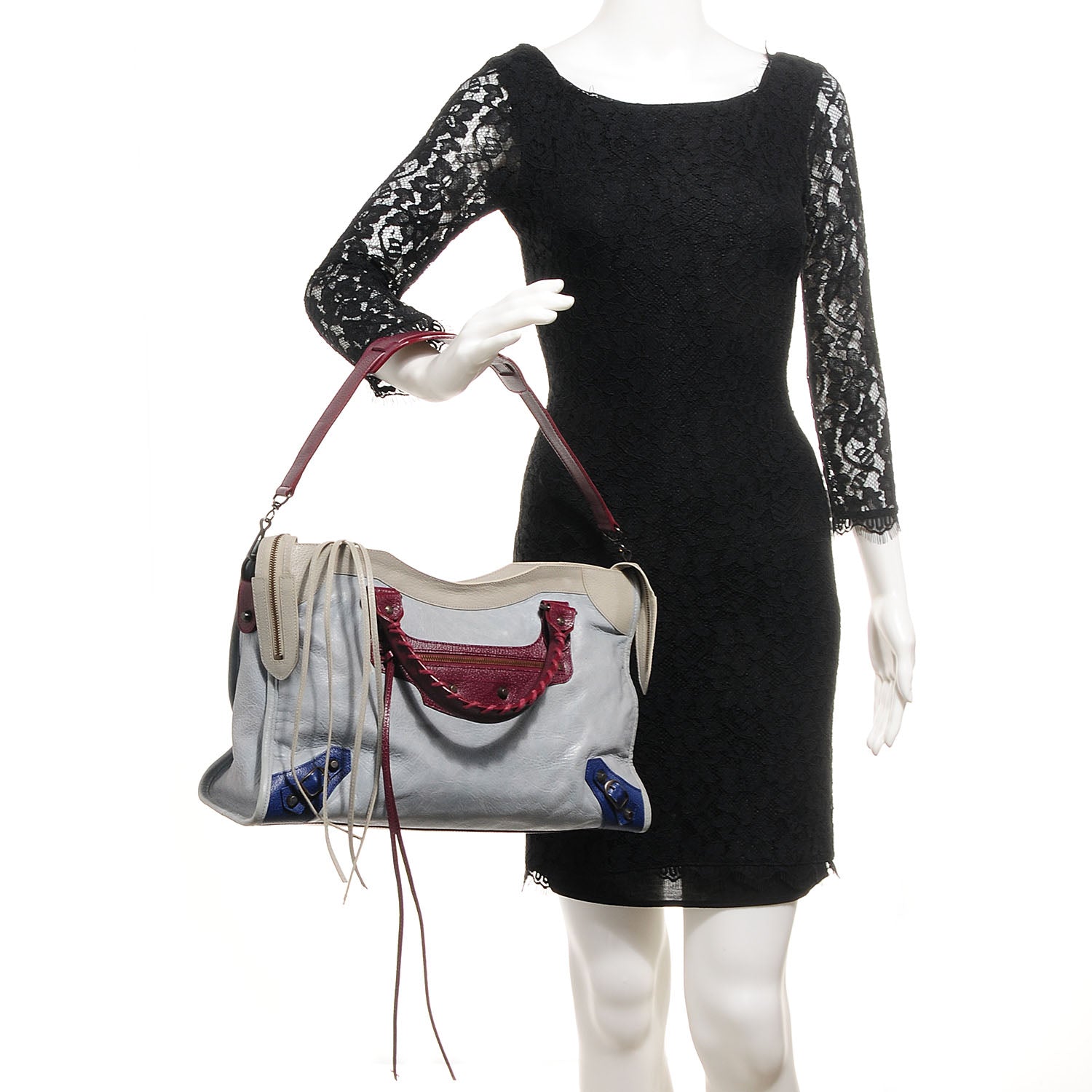 Balenciaga Agneau Tri-Color City Ciel 2 of 14