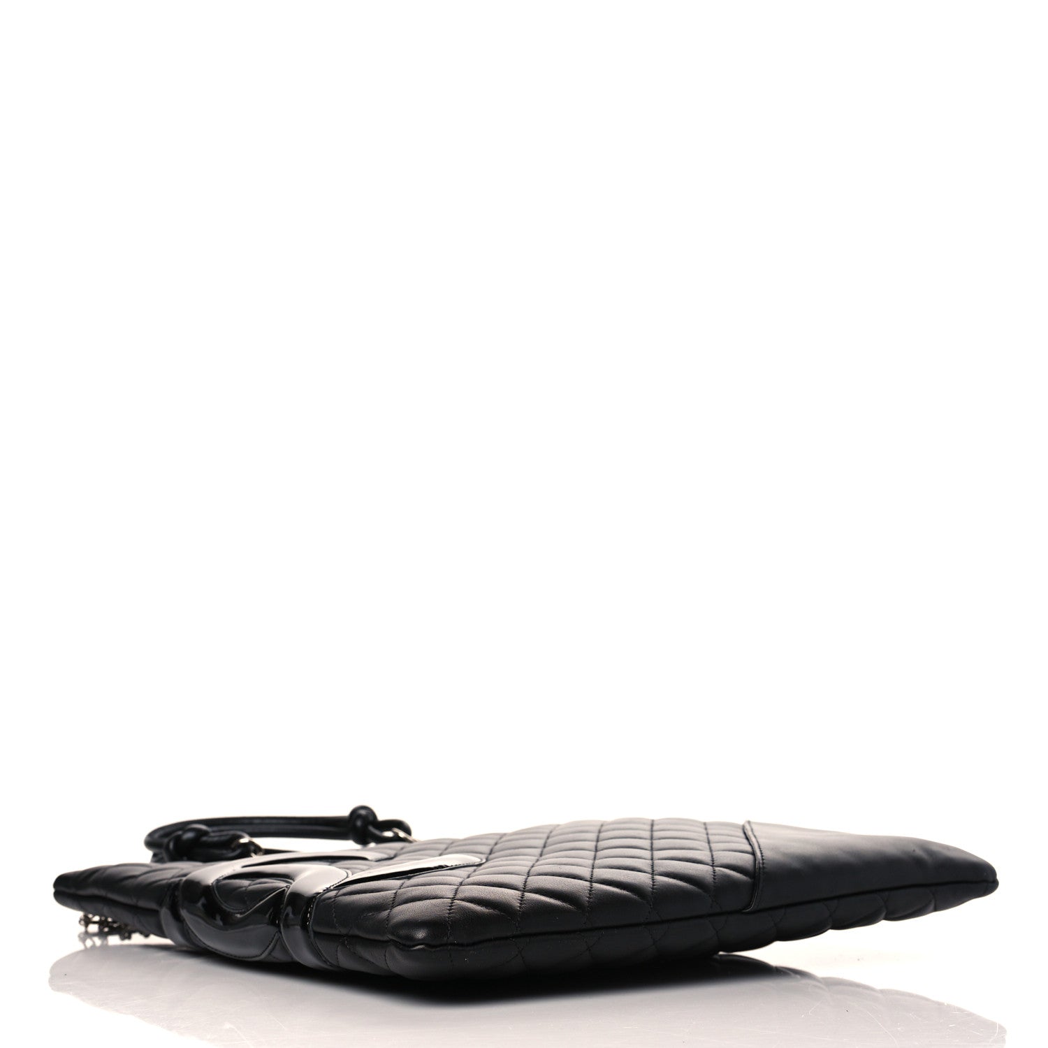 Chanel Calfskin Cambon Flat Tote Black 3 of 9