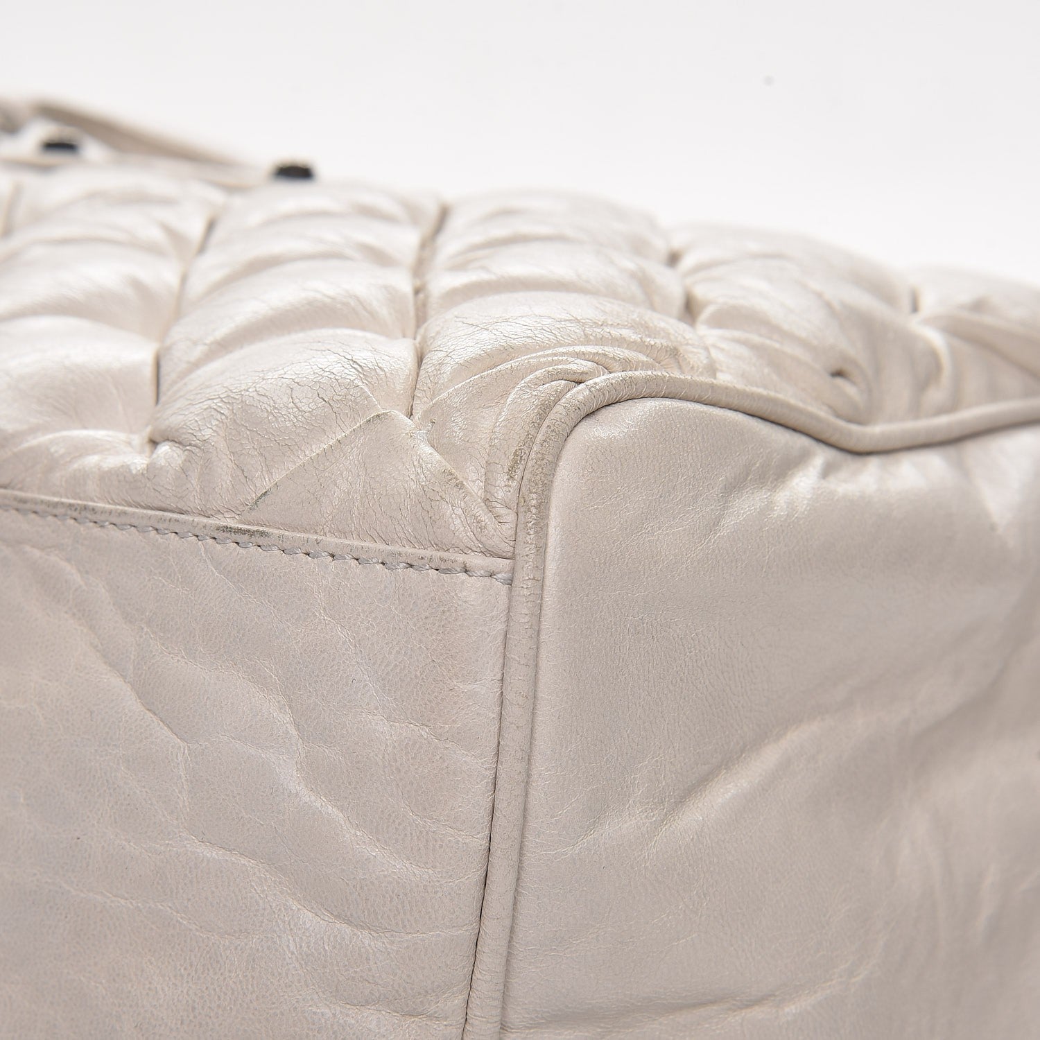 Balenciaga Chevre Quilted Matelasse MM White 13 of 16