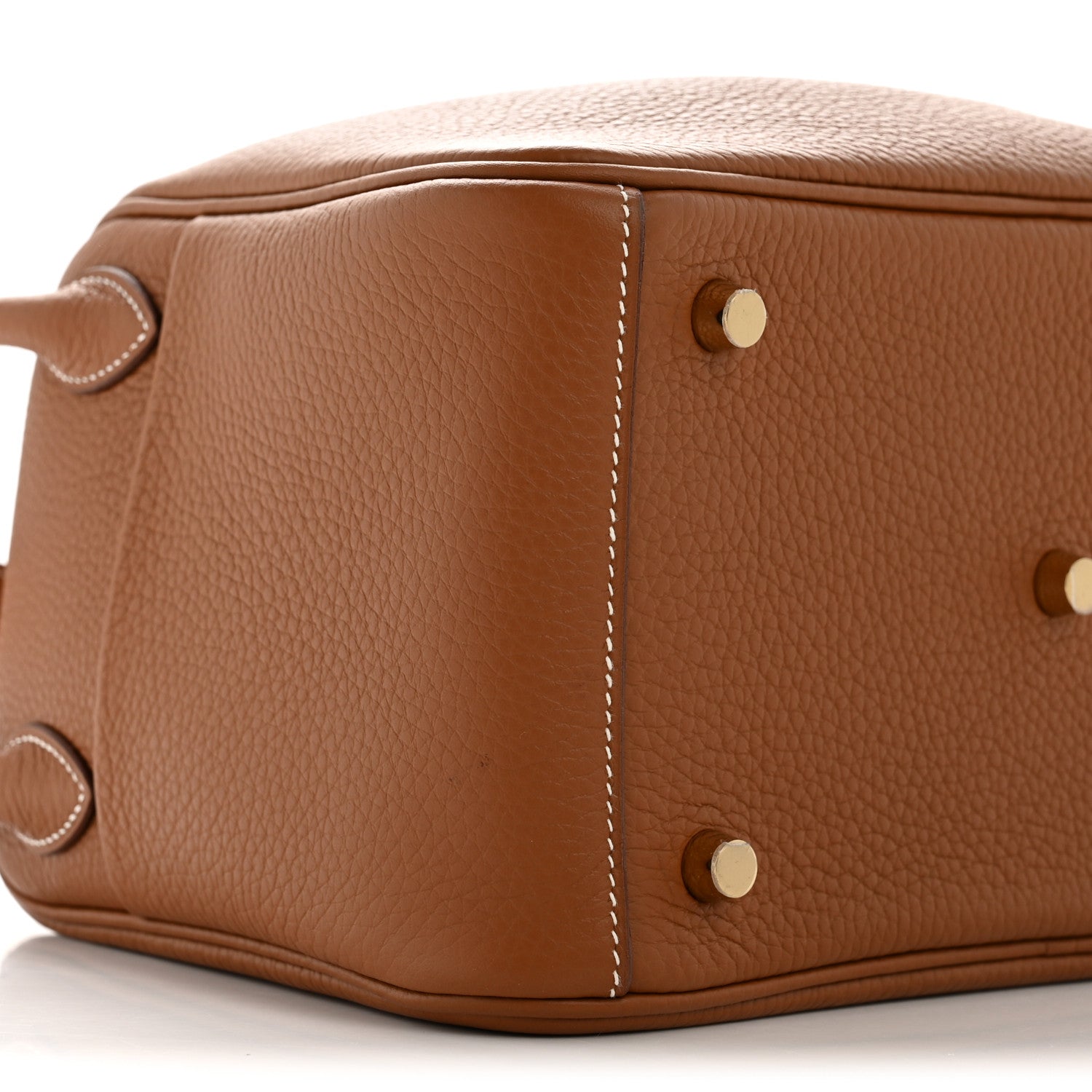 Hermes Taurillon Clemence Lindy 26 Gold 9 of 15