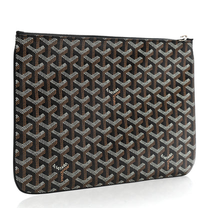 Goyard Goyardine Senat Pochette MM Black 3 of 8