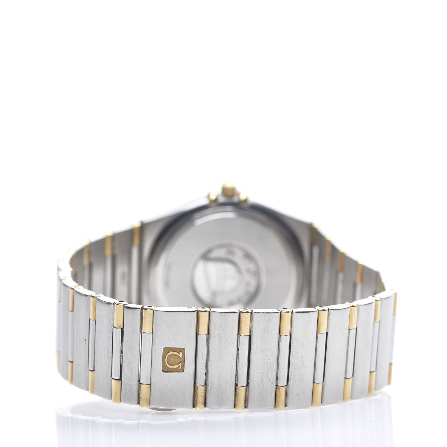Omega Stainless Steel 18K Yellow Gold 33mm Constellation Quartz Watch White 1312.30 3 of 5