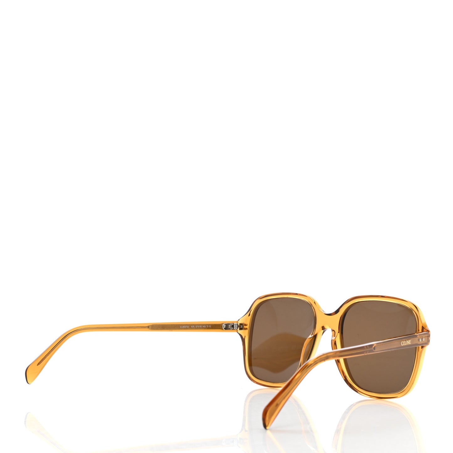 Acetate Square Sunglasses CL40173I Yellow
