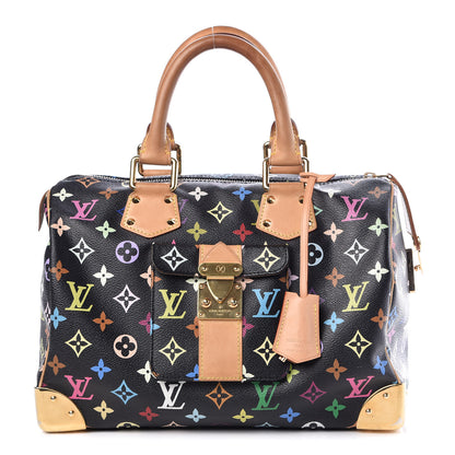 Louis Vuitton Monogram Multicolor Speedy 30 Black 1 of 10
