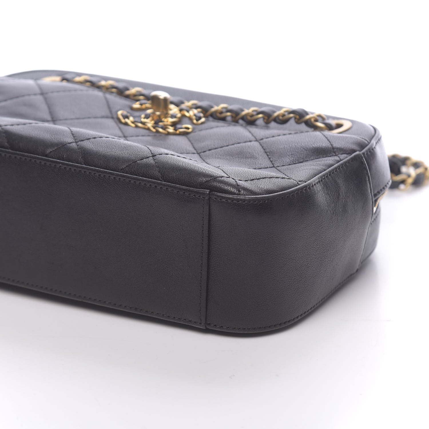 Chanel Goatskin Quilted 19 Camera Case Black 9 of 11