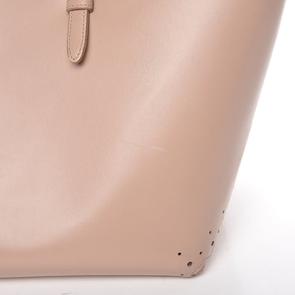 Alaia Calfskin Scalloped Trim Tote Blush 7 of 19