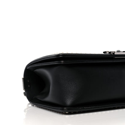 Chanel Calfskin Pearl Tweed Medium Boy Flap Black 8 of 12