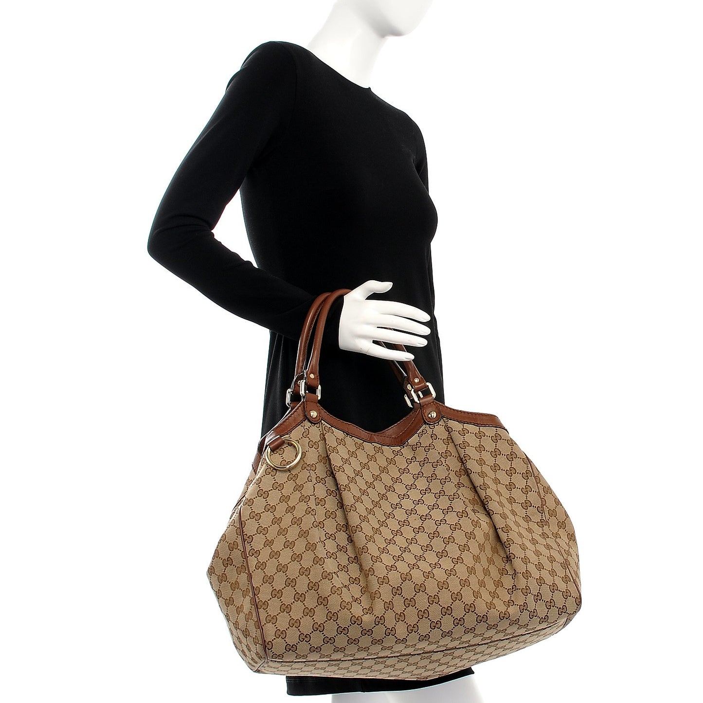Monogram Large Sukey Tote Brown