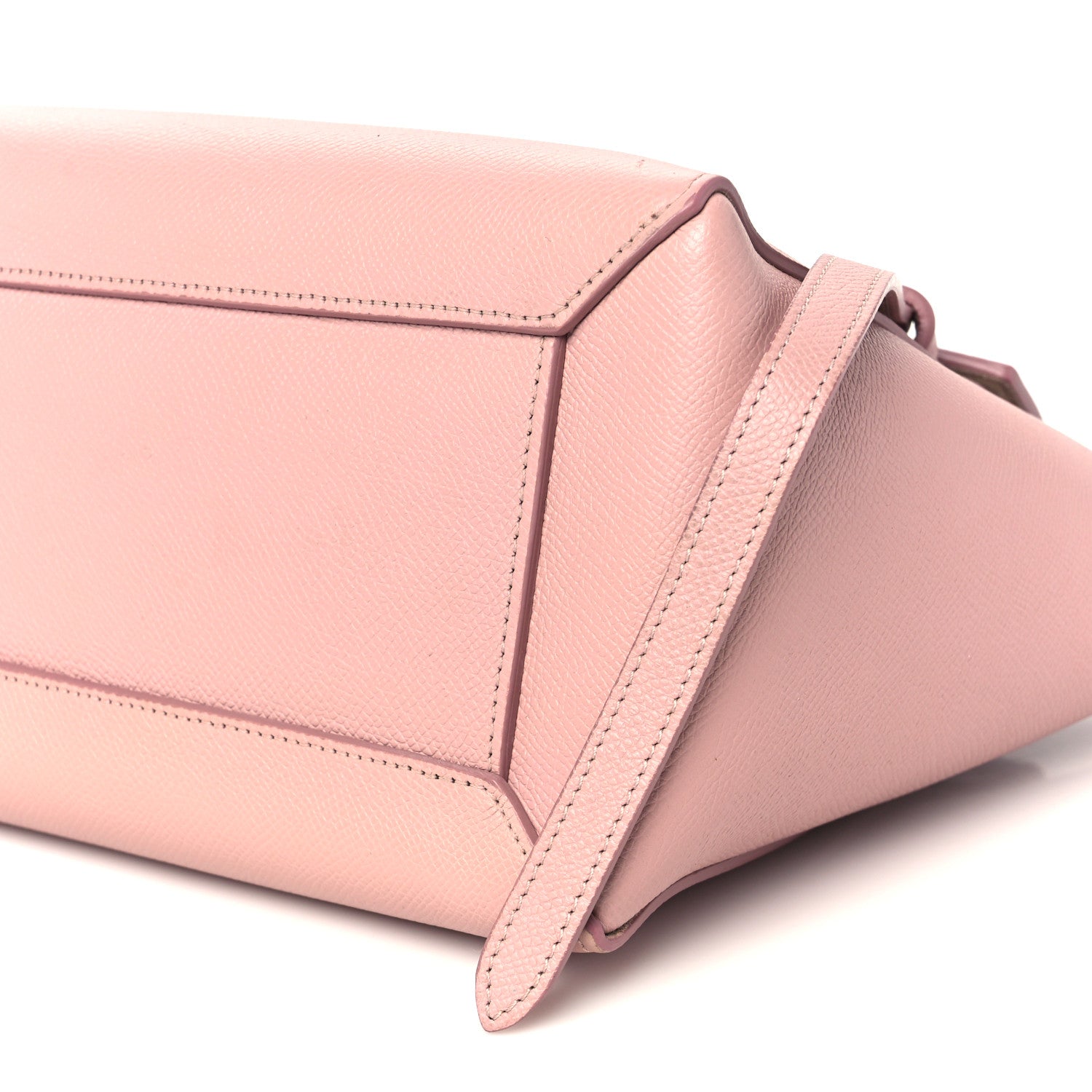 Celine Grained Calfskin Micro Belt Bag Vintage Pink 12 of 12