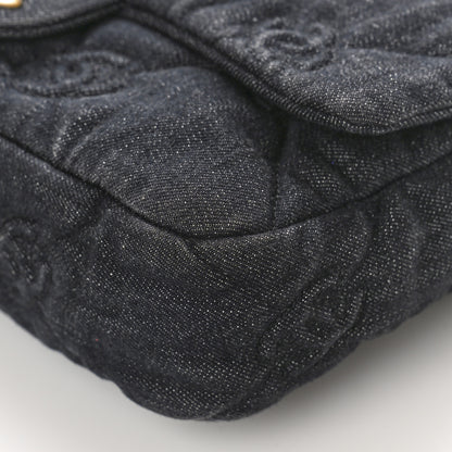 Chanel Denim Quilted Medium Funky Town Flap Black 9 of 9