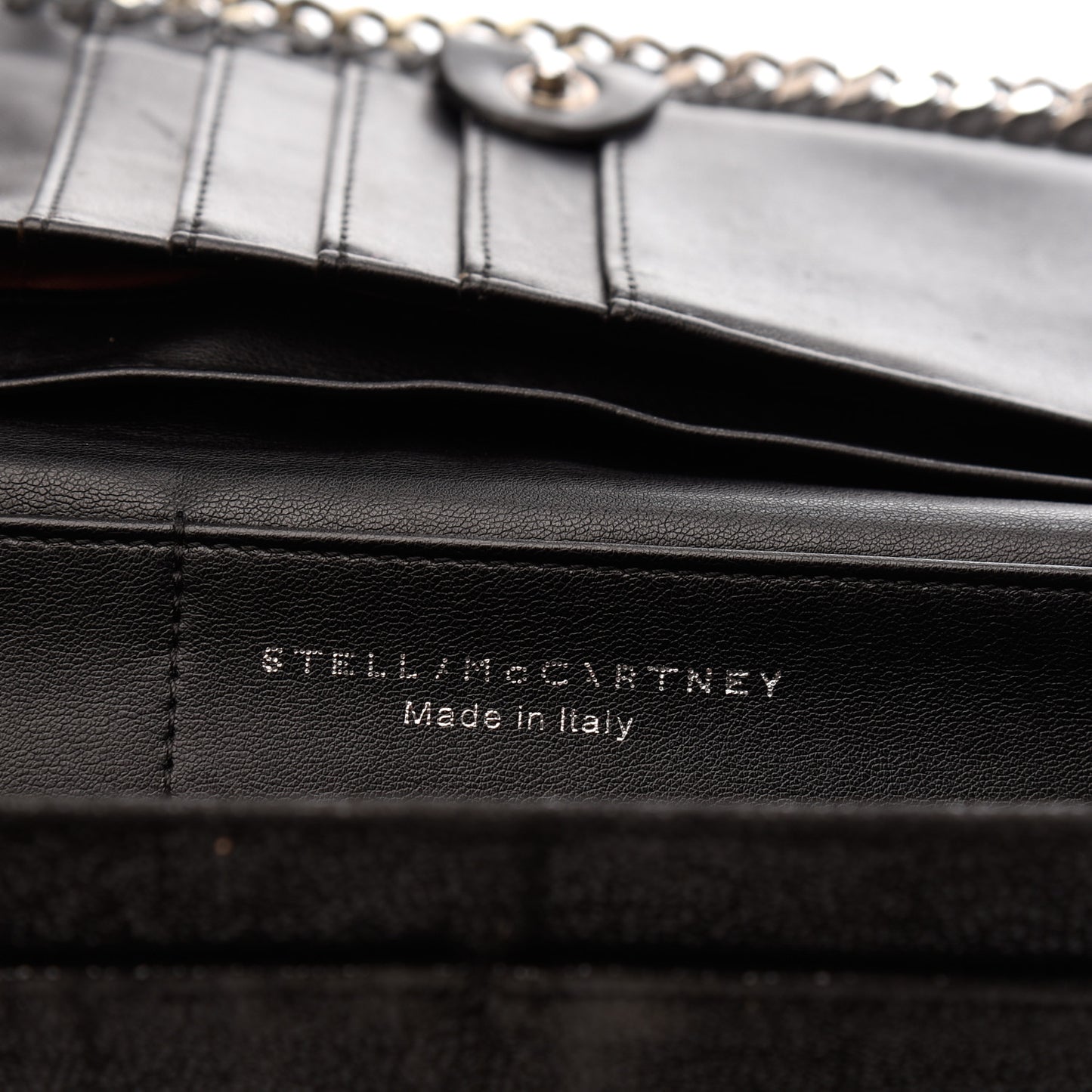 Shaggy Deer Falabella Flap Wallet Black