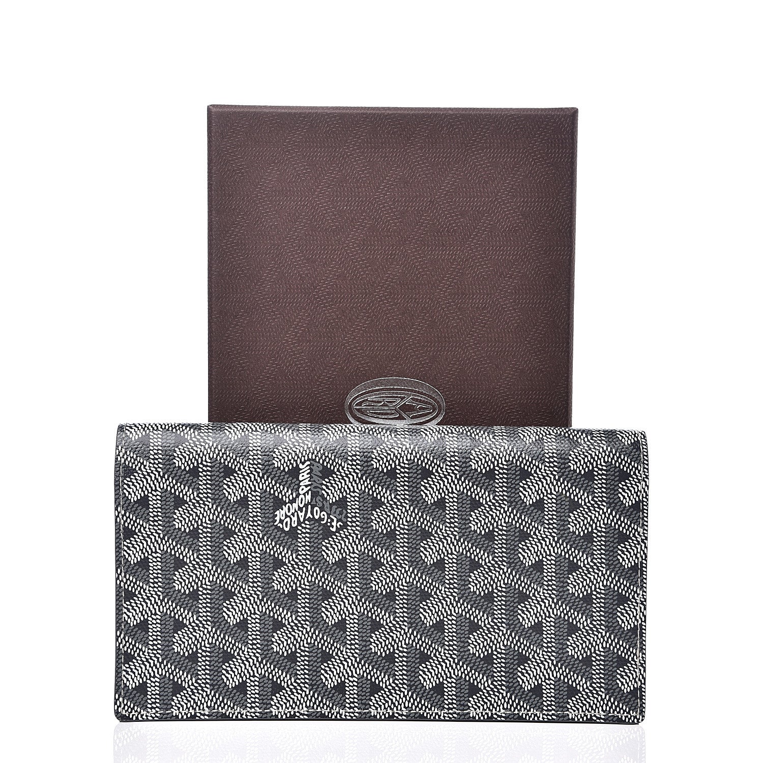 Goyard Goyardine Richelieu Wallet Grey 7 of 7