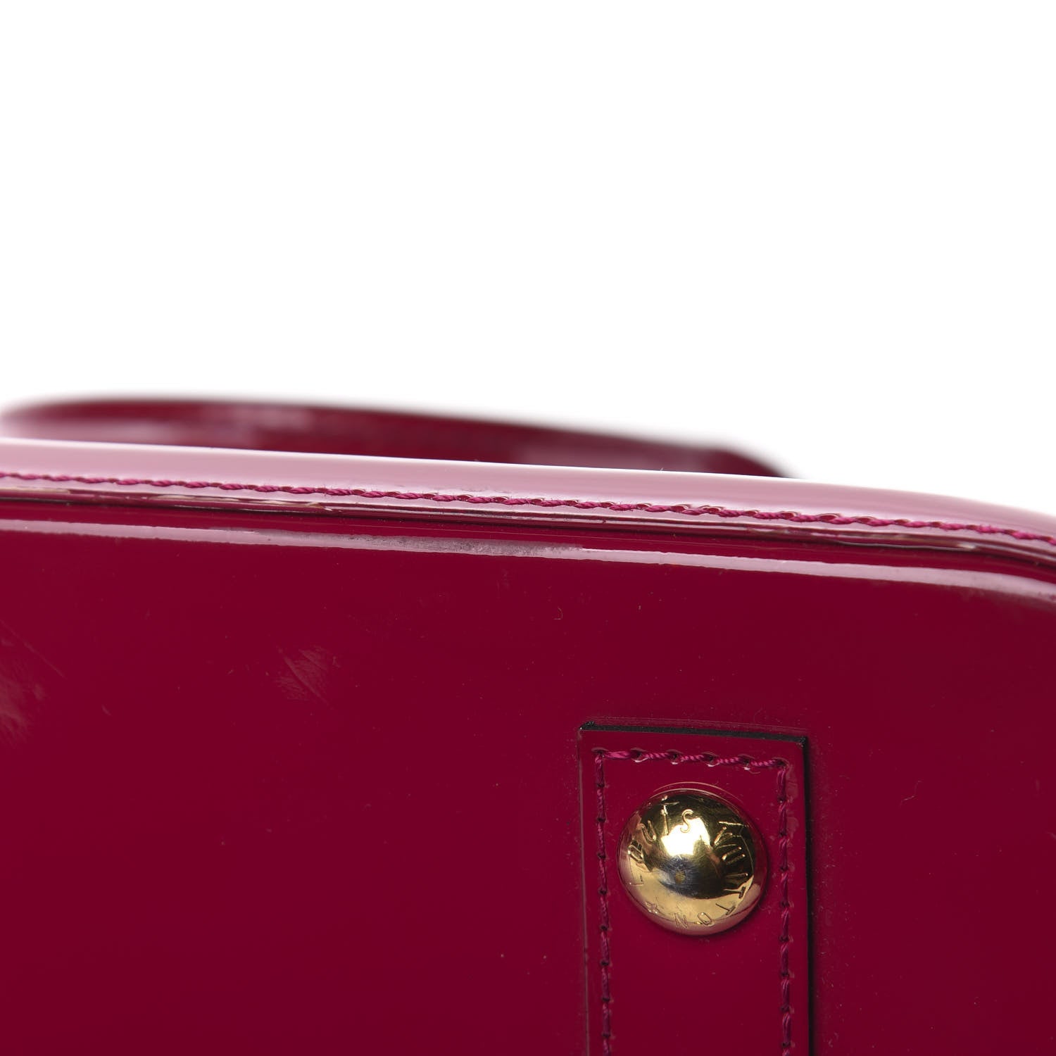 Louis Vuitton Vernis Alma PM Magenta 13 of 14