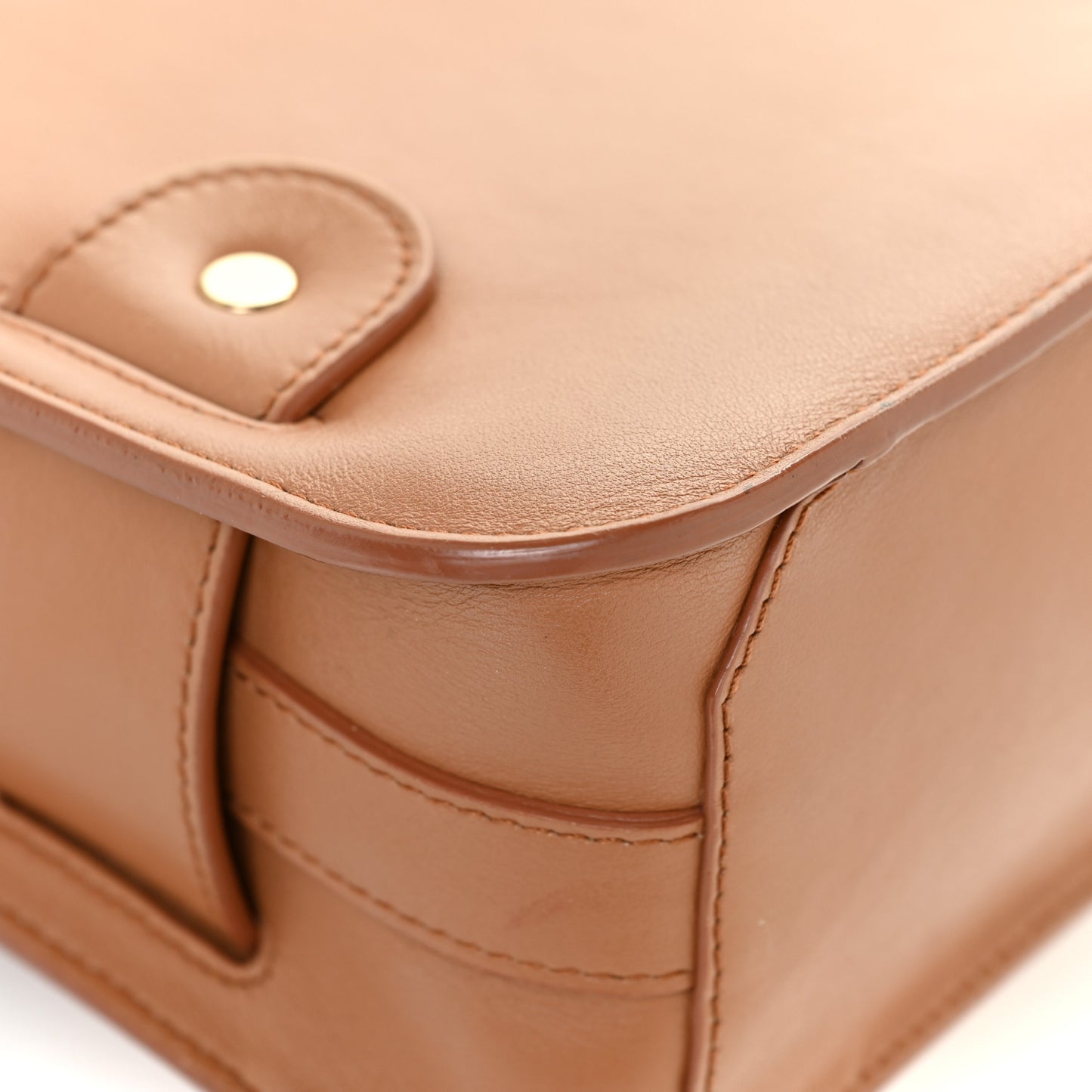 Calfskin PS11 Tiny Shoulder Bag Biscotti