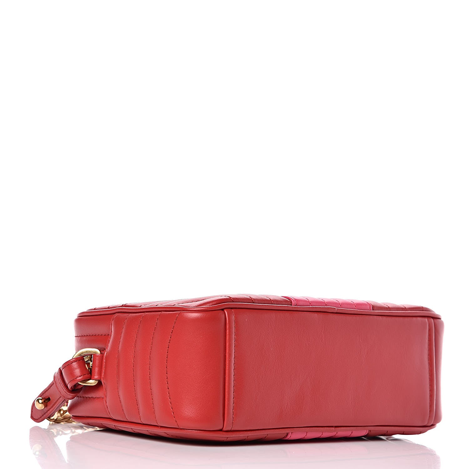 Prada Soft Calfskin Diagramme Crossbody Bag Fuoco Magenta 4 of 9