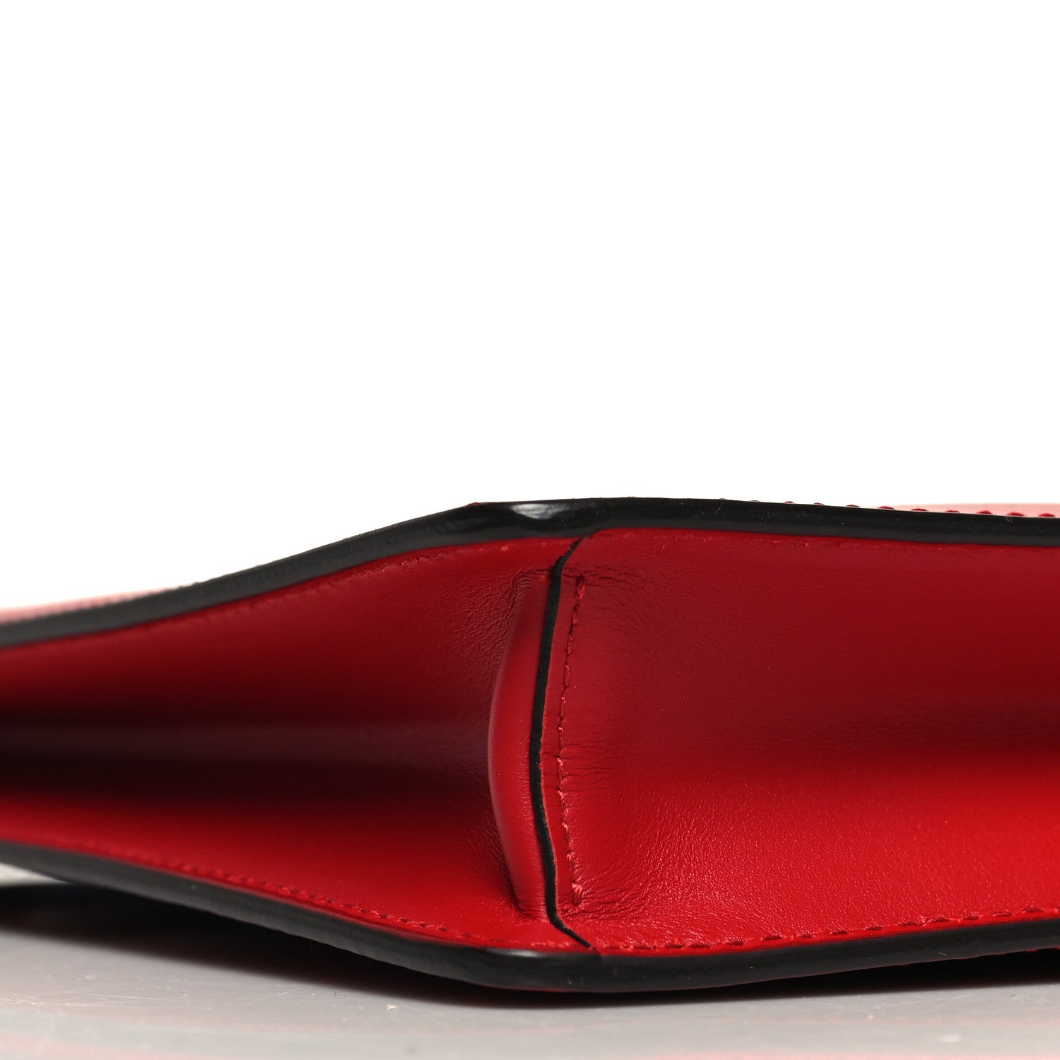 Gucci Calfskin Diamond GG Messenger Bag Red 9 of 10