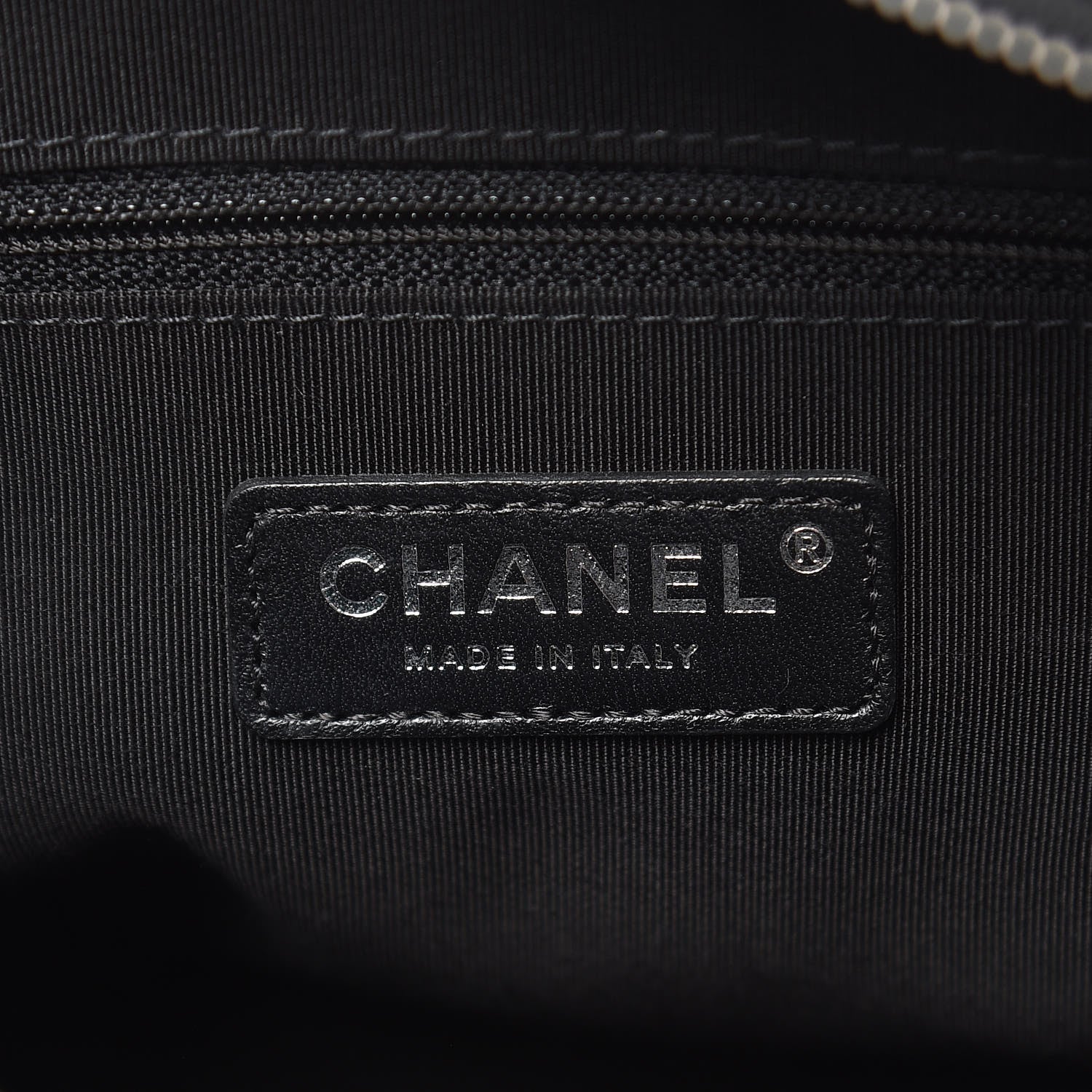 Chanel Aged Calfskin Chevron Quilted Medium Gabrielle Hobo Black 7 of 12