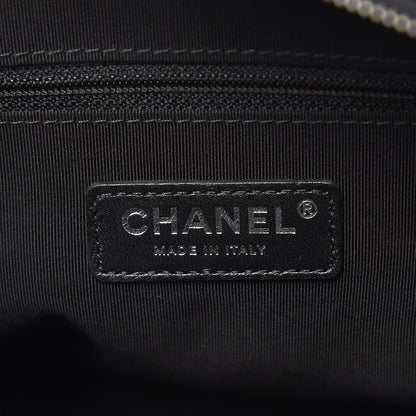 Chanel Aged Calfskin Chevron Quilted Medium Gabrielle Hobo Black 7 of 12