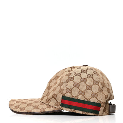 Gucci Monogram Web Baseball Hat S Beige Cocoa 3 of 8