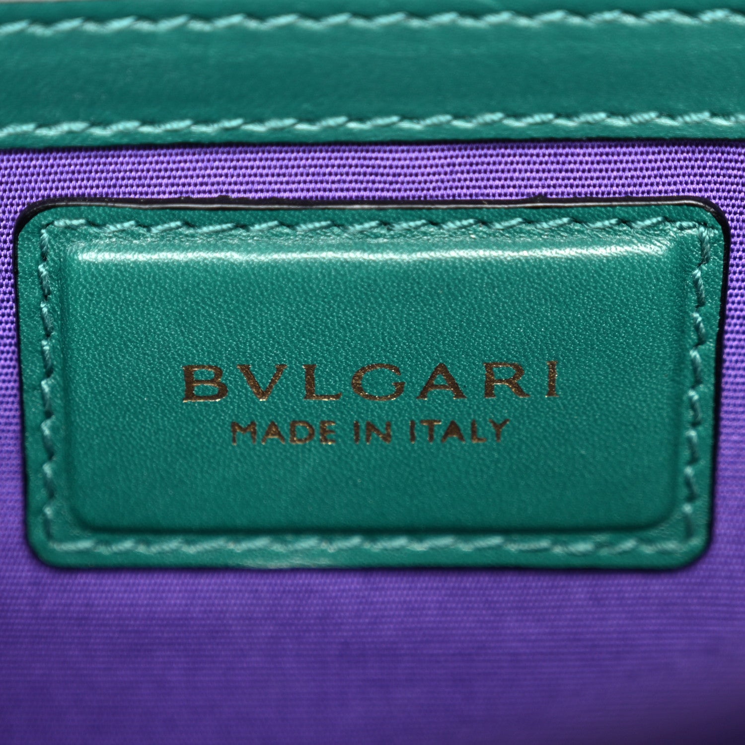 Bulgari Calfskin Large Serpenti Forever Top Handle Emerald Green 7 of 10