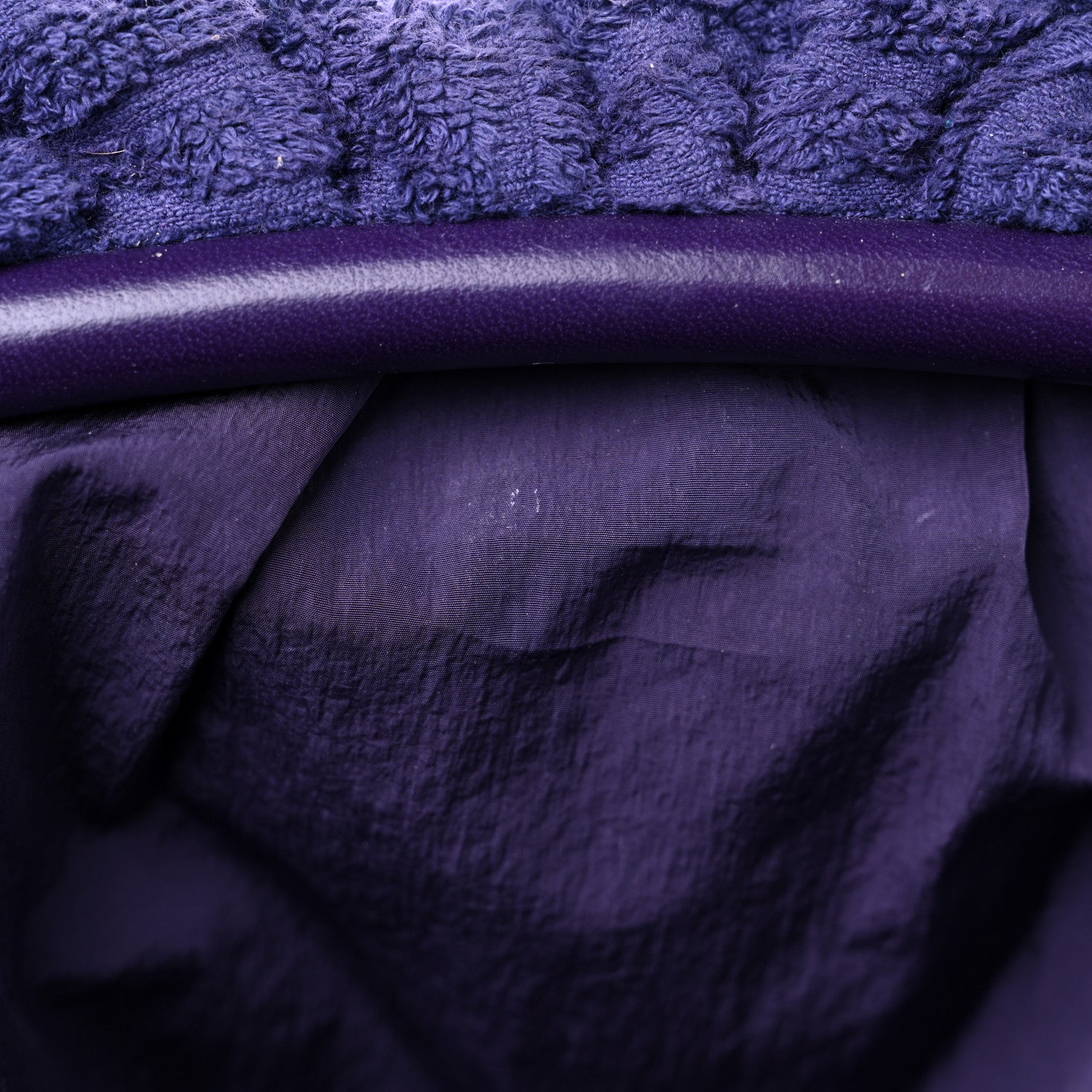 Bottega Veneta Sponge Fabric The Pouch Clutch Purple 9 of 14
