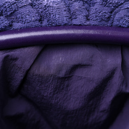 Bottega Veneta Sponge Fabric The Pouch Clutch Purple 9 of 14