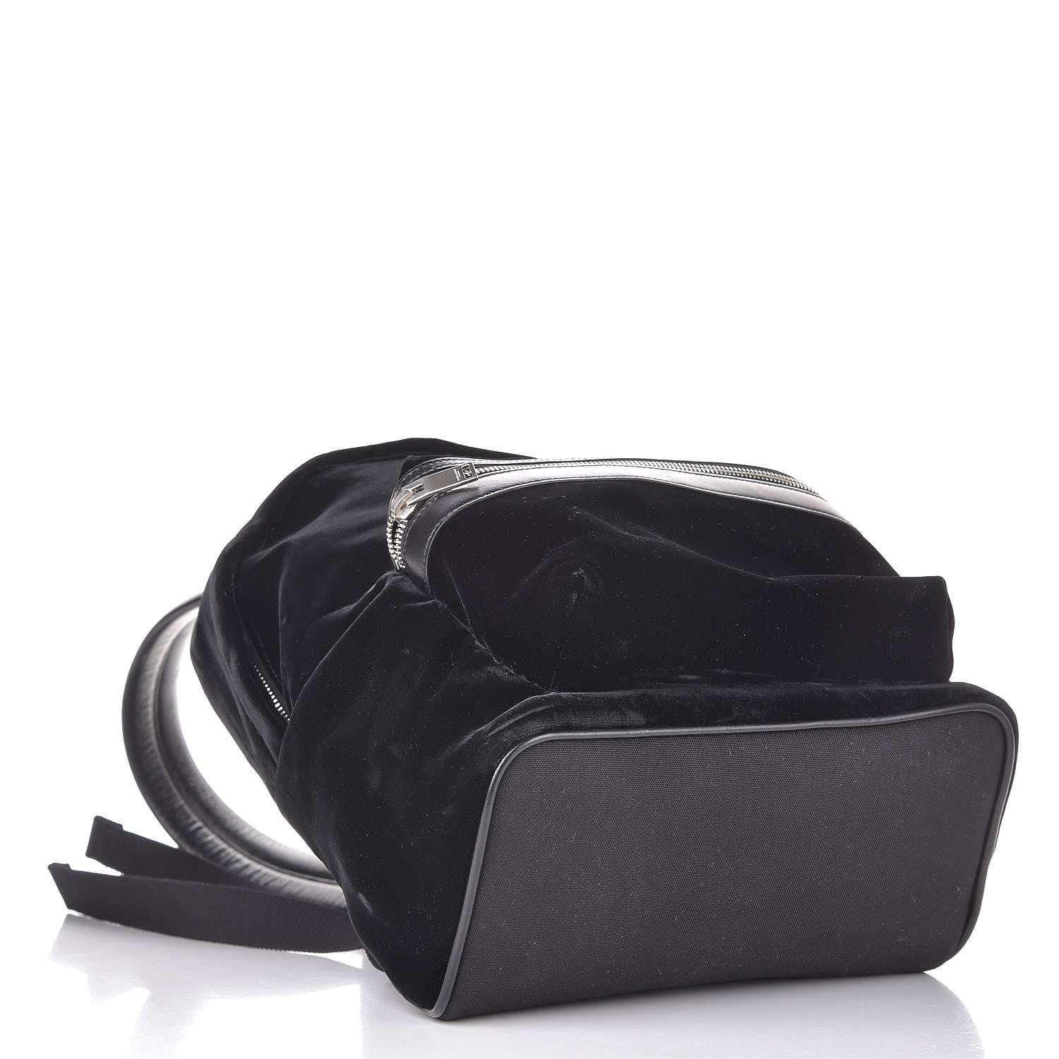 Saint Laurent Velvet Mini City Backpack Black 4 of 8
