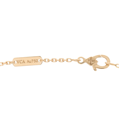 Van Cleef & Arpels 18K Yellow Gold Vintage Alhambra Pendant Necklace 3 of 5