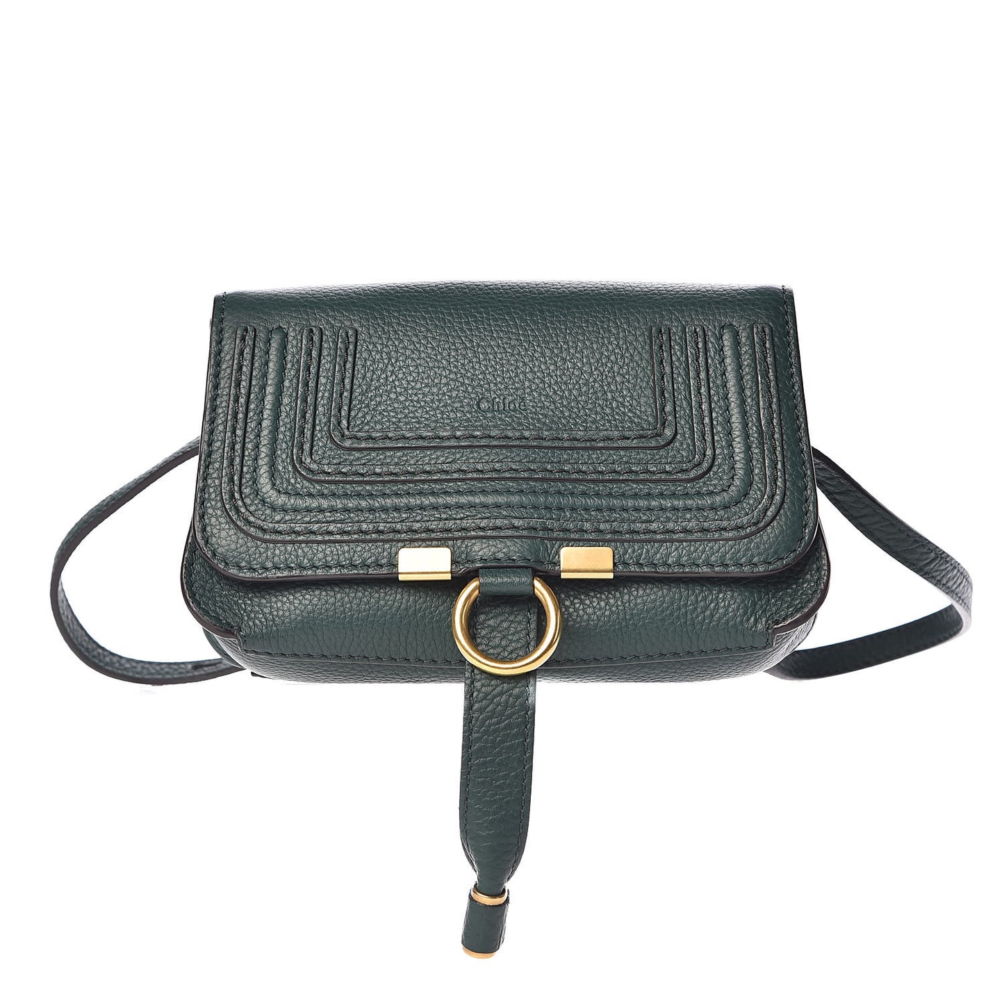 Calfskin Marcie Convertible Belt Bag Rain Forest