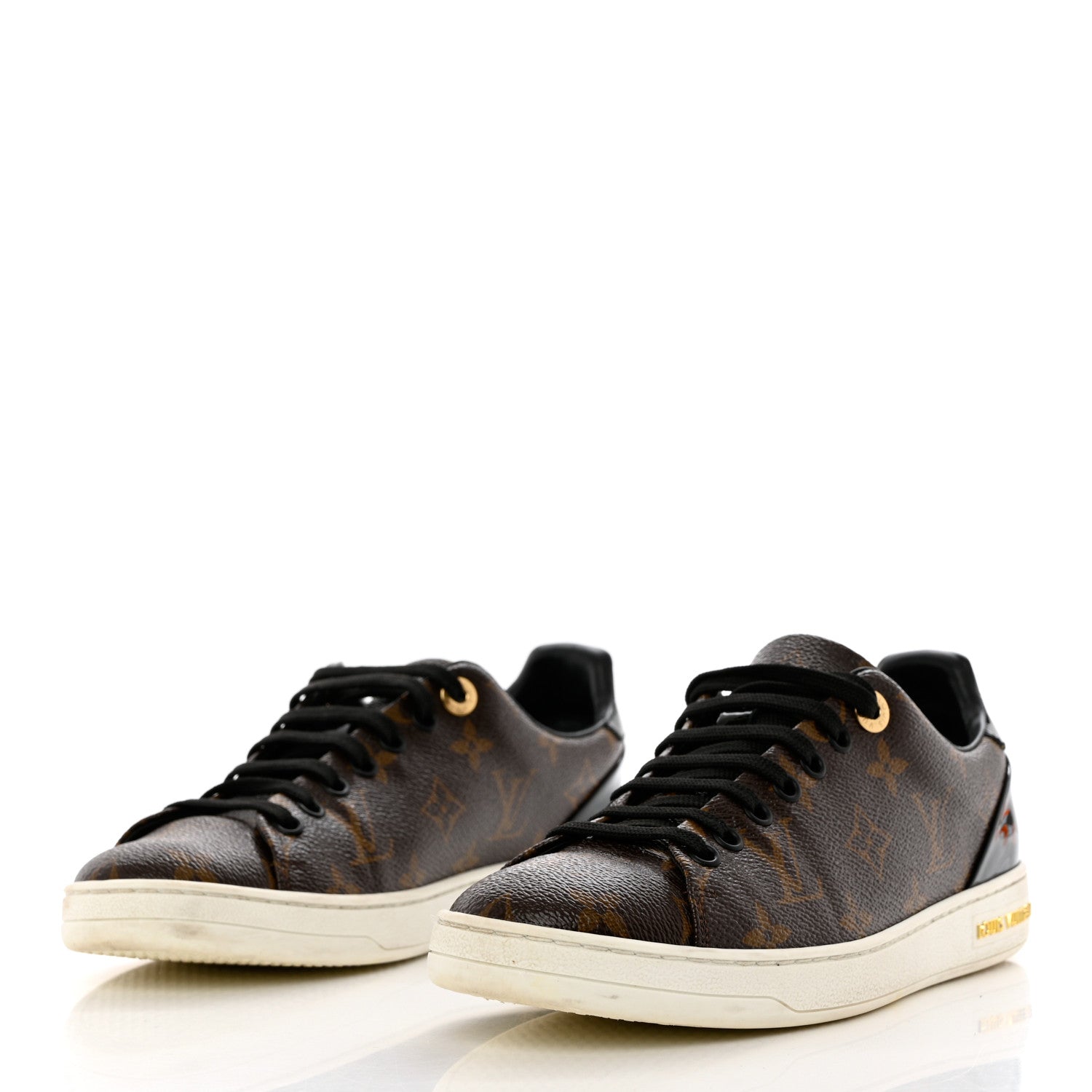Louis Vuitton Patent Monogram Frontrow Sneakers 36.5 3 of 11