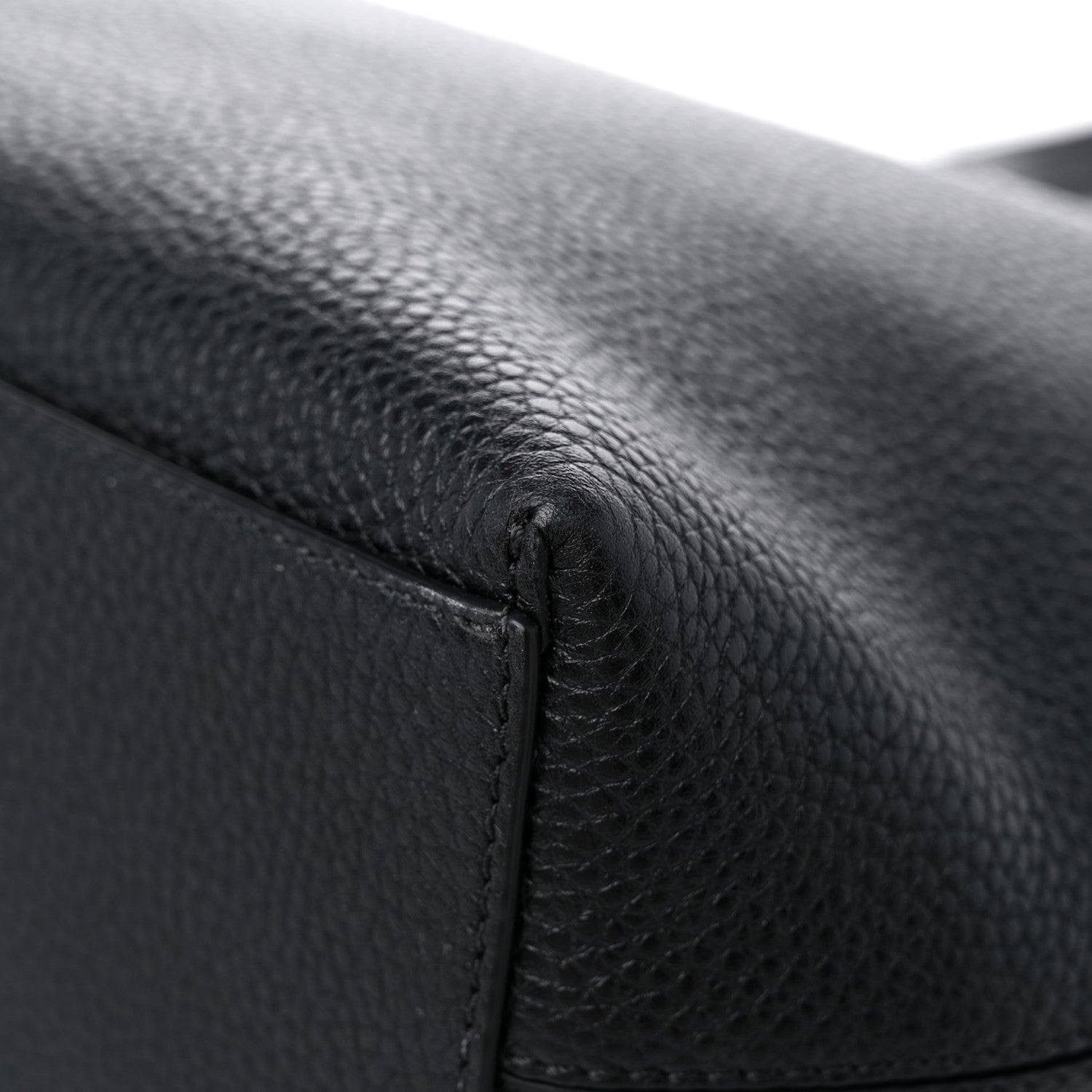 Valentino Garavani Grained Calfskin Small Rockstud Shoulder Tote Black 8 of 14