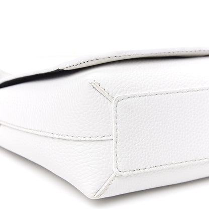 Burberry Soft Calfskin Small Burleigh Crossbody Bag Chalk White 7 of 10