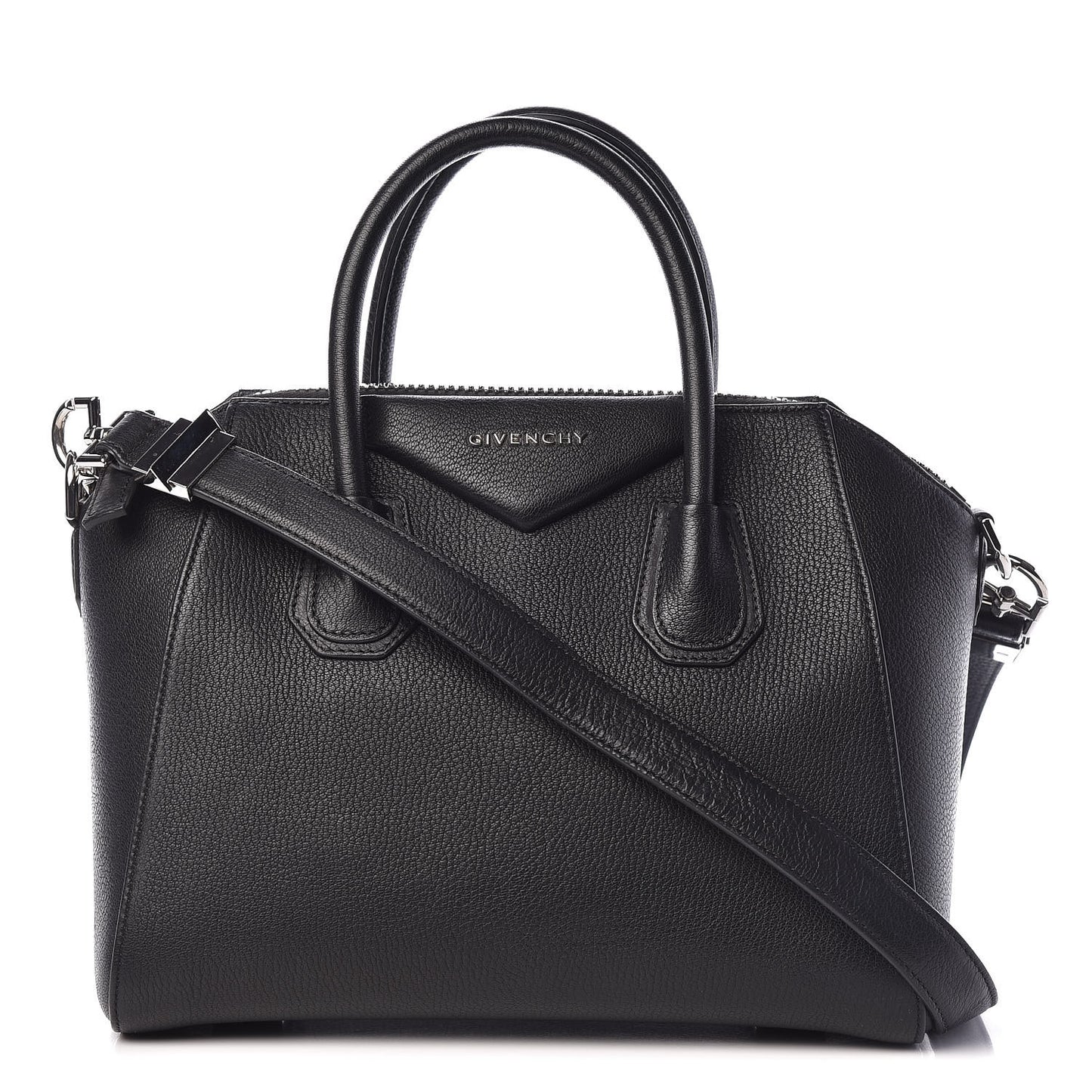 Sugar Goatskin Small Antigona Black