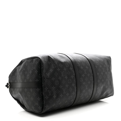 Louis Vuitton Monogram Eclipse Keepall Bandouliere 55 3 of 12