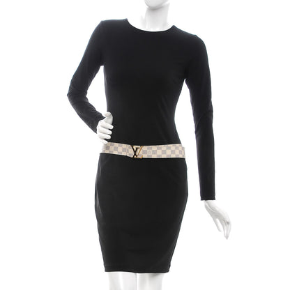 Louis Vuitton Damier Azur LV Initiales Belt 90 36 2 of 7