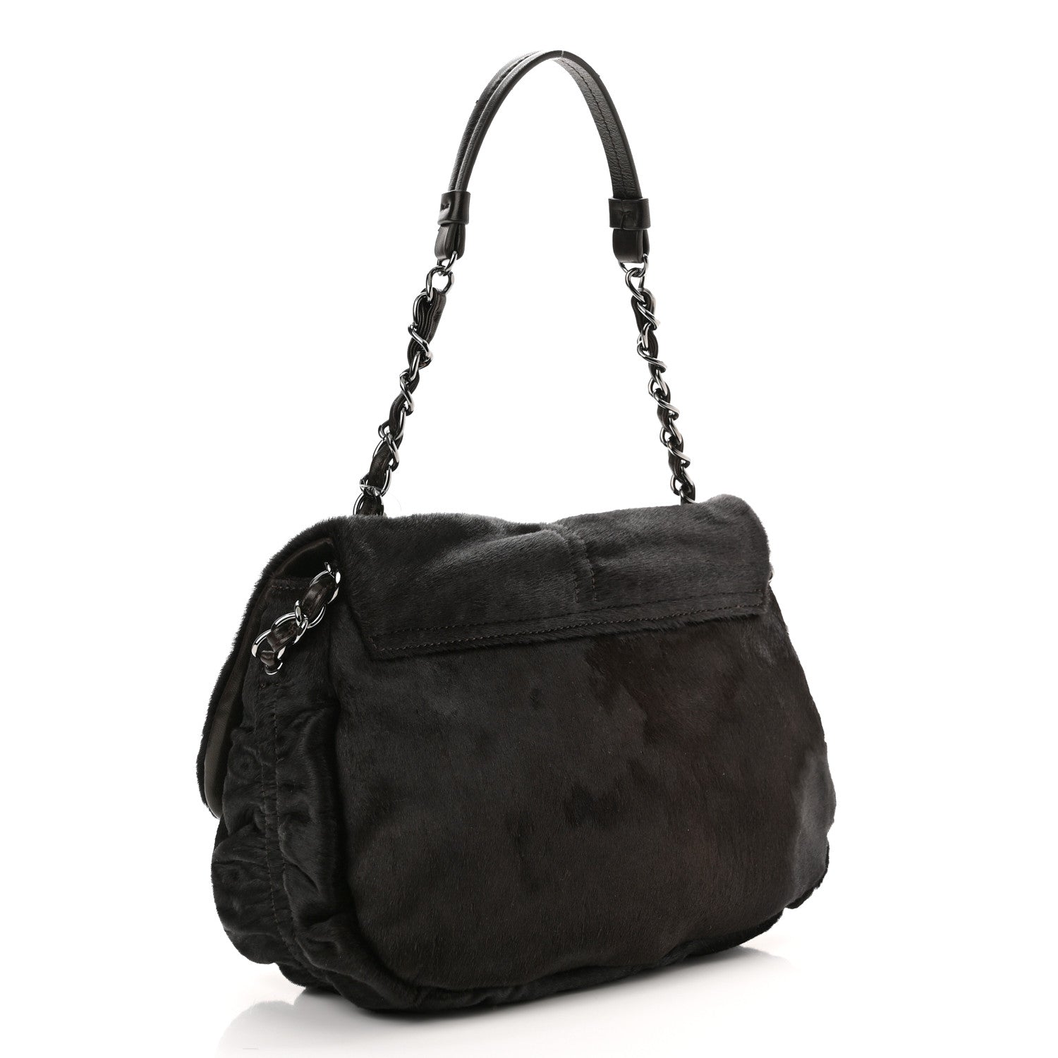 Chanel Pony Hair Sharpei Flap Tote Black 3 of 11