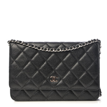 Chanel Caviar Quilted Wallet On Chain WOC Black 1 of 9