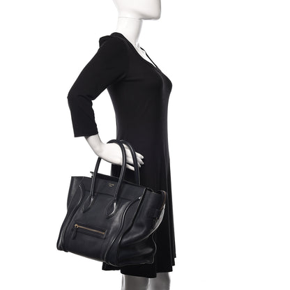 Celine Smooth Calfskin Mini Luggage Navy Blue 1 of 12