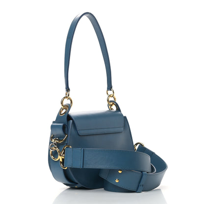 Chloe Calfskin Small Tess Bag Vinyl Blue 3 of 11