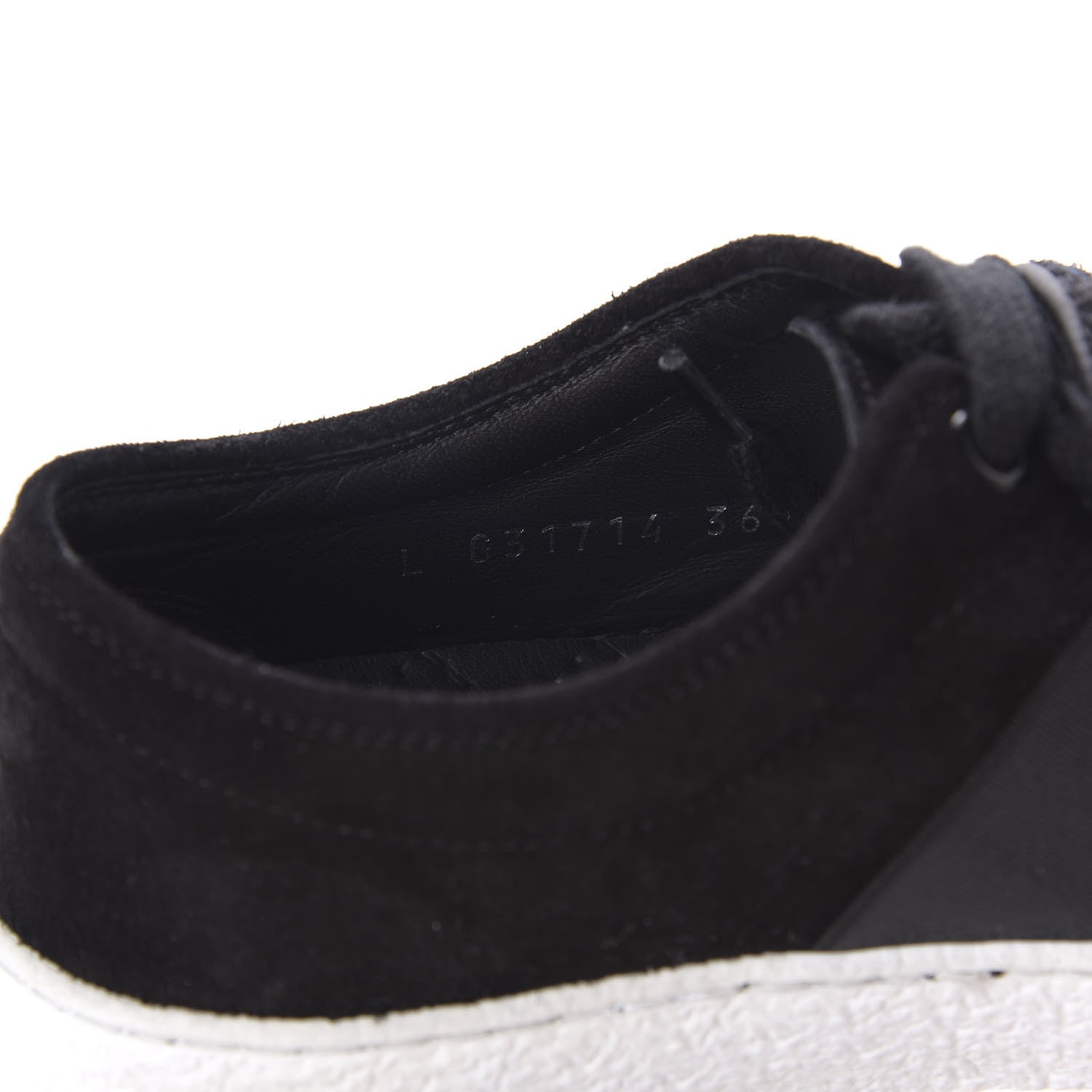 Chanel Suede Calfskin Tweed Womens Slip On Sneakers 36 Black Navy Silver 8 of 9