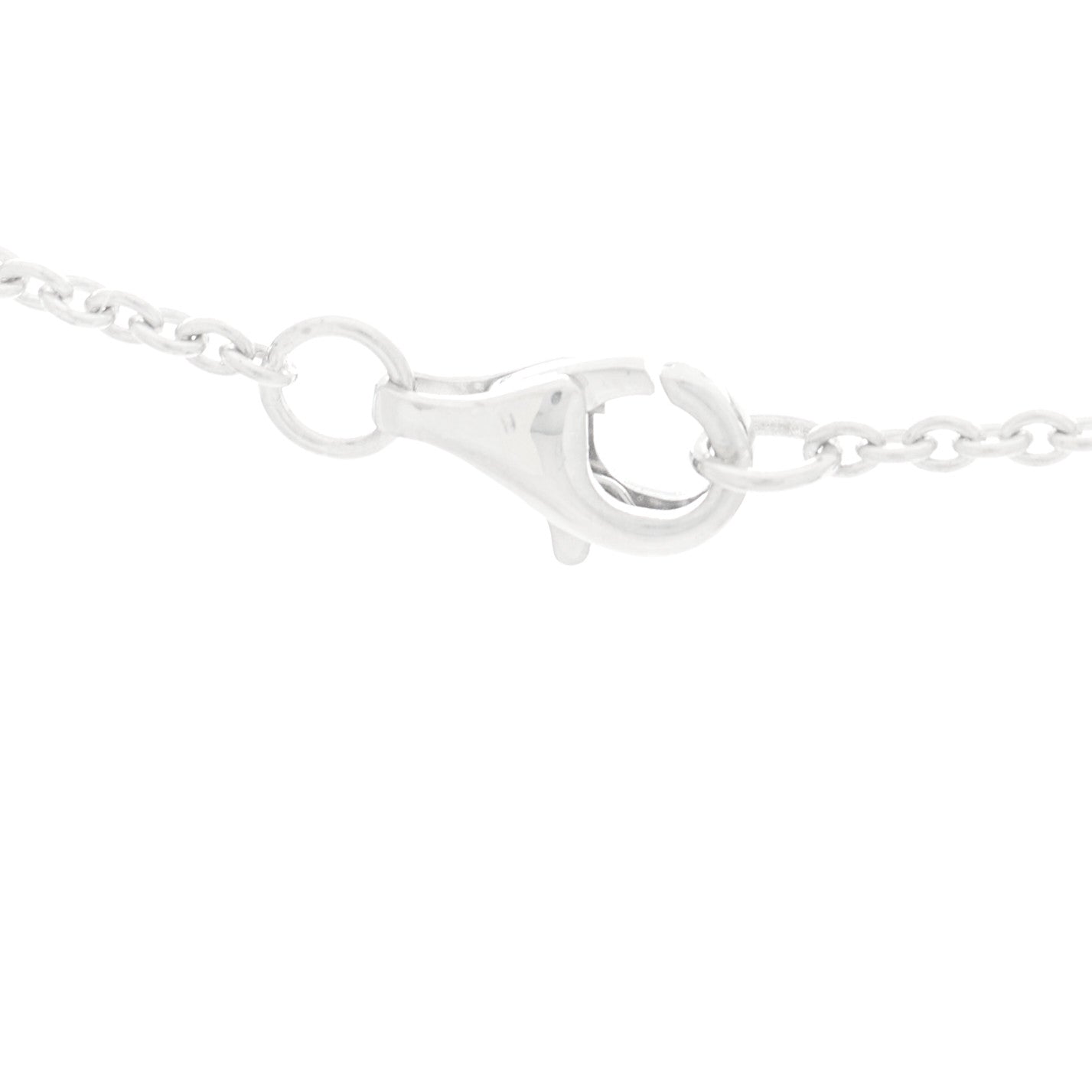 Chanel 18K White Gold Diamond Bouton de Camelia Pendant Necklace 4 of 6