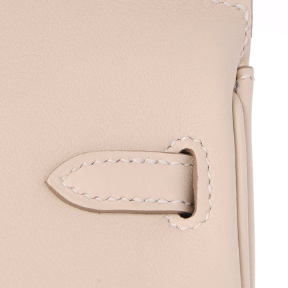 Hermes Swift Birkin 25 Craie 18 of 34