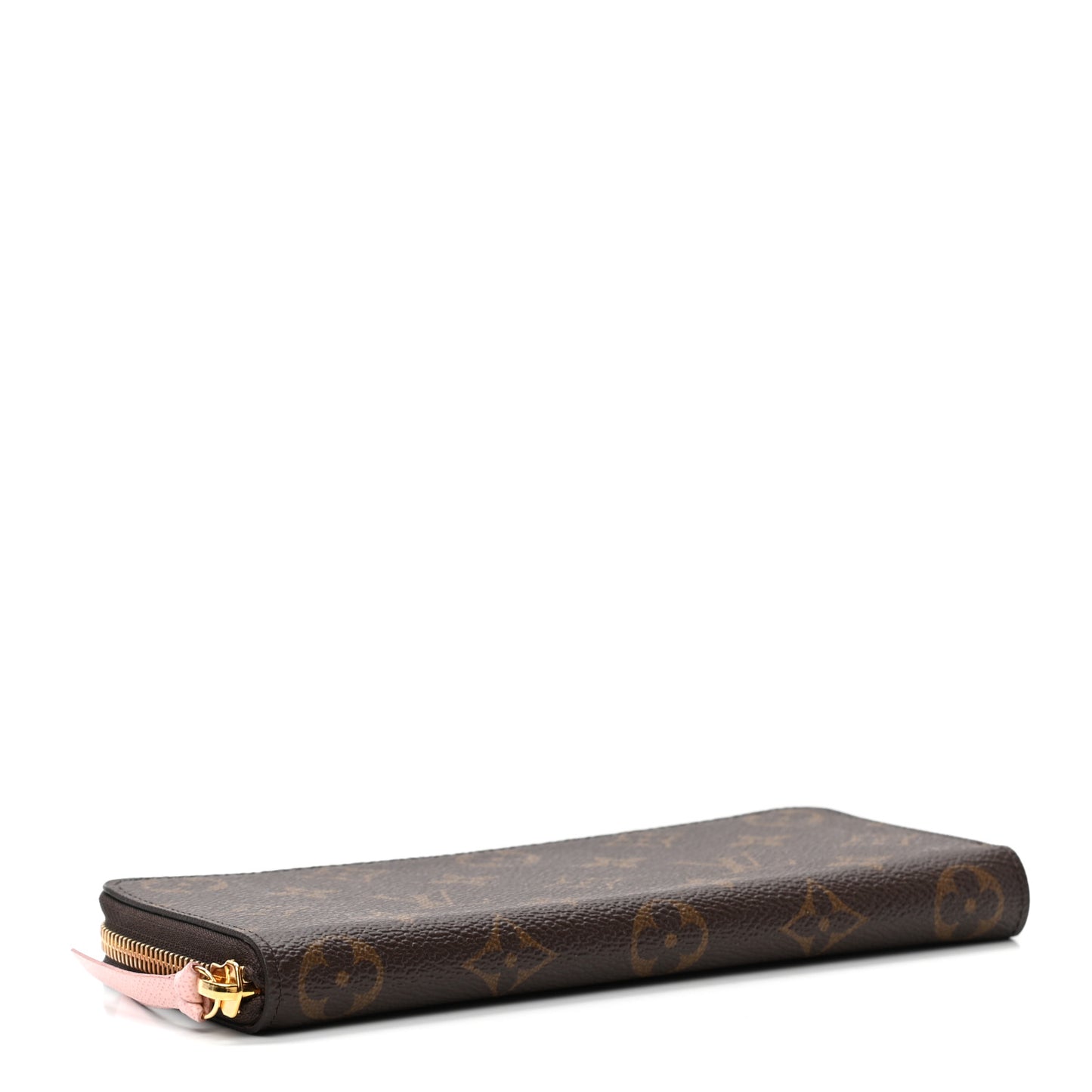 Monogram Clemence Wallet Rose Ballerine