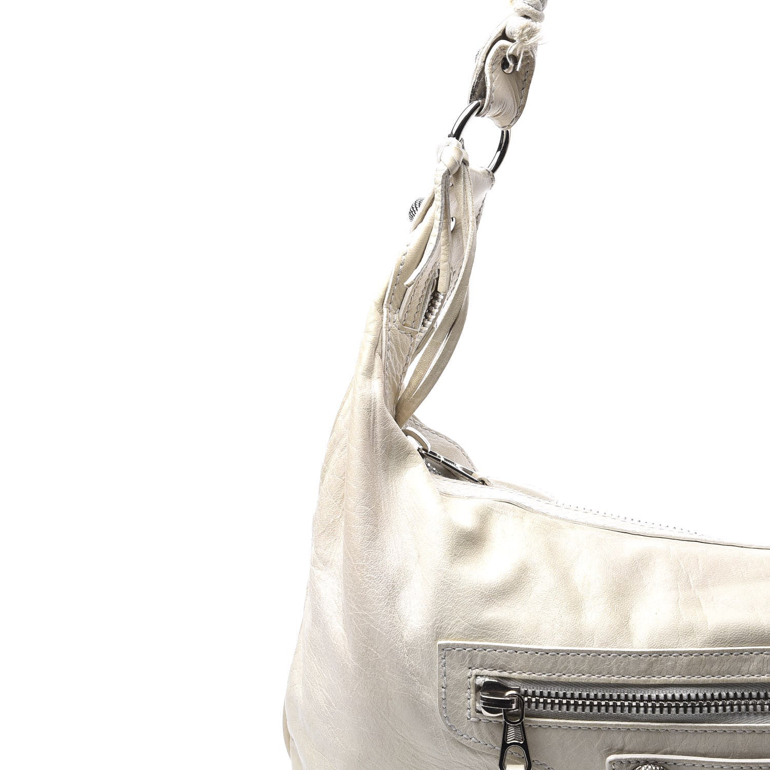 Balenciaga Agneau Giant 21 Silver Hardware Hobo White 16 of 16