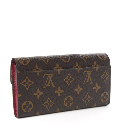 Louis Vuitton Monogram Sarah Wallet NM Fuchsia 2 of 5