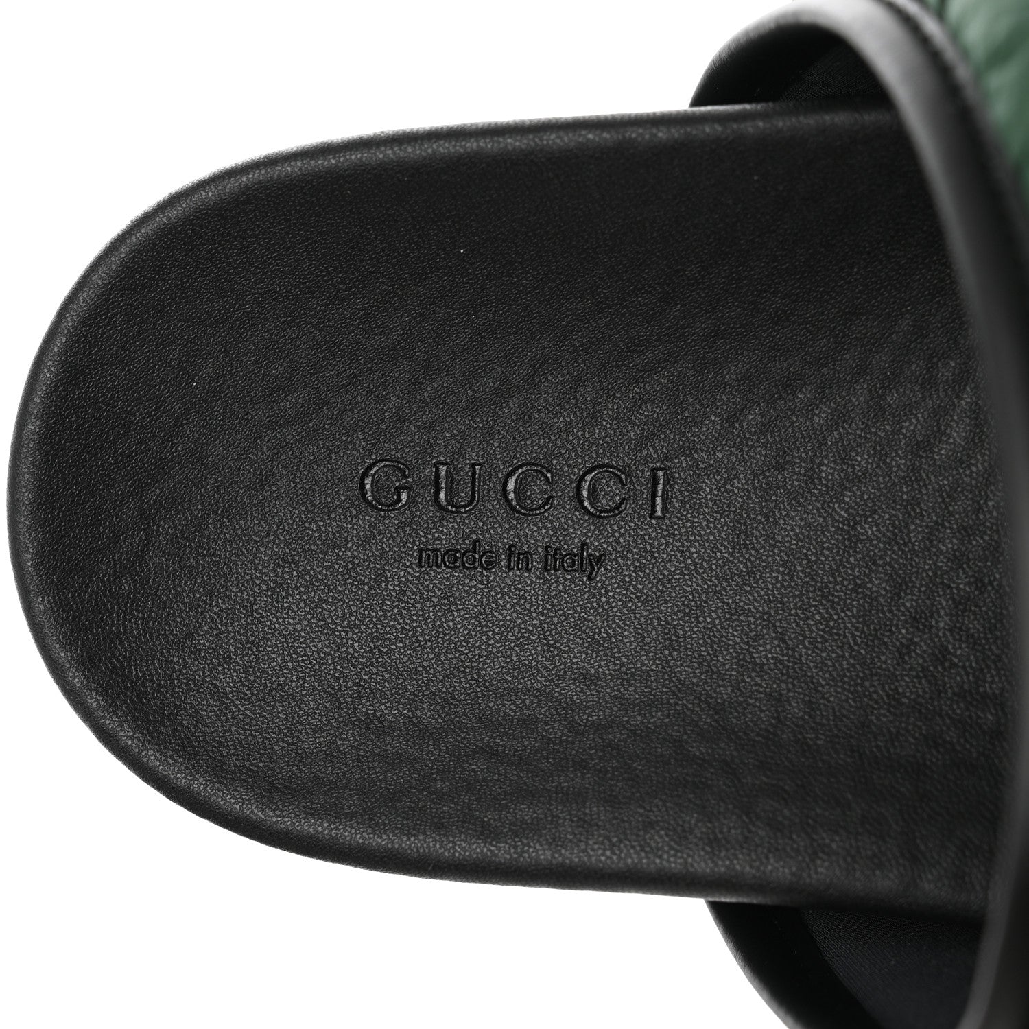 Gucci Nylon Web Womens Slide Sandals 38 Black Green Red 6 of 9