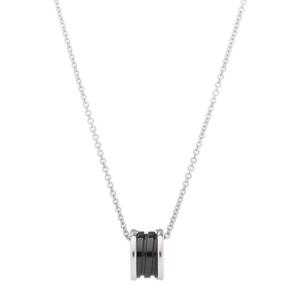 Bulgari Sterling Silver Ceramic Save The Children Pendant Necklace 1 of 7