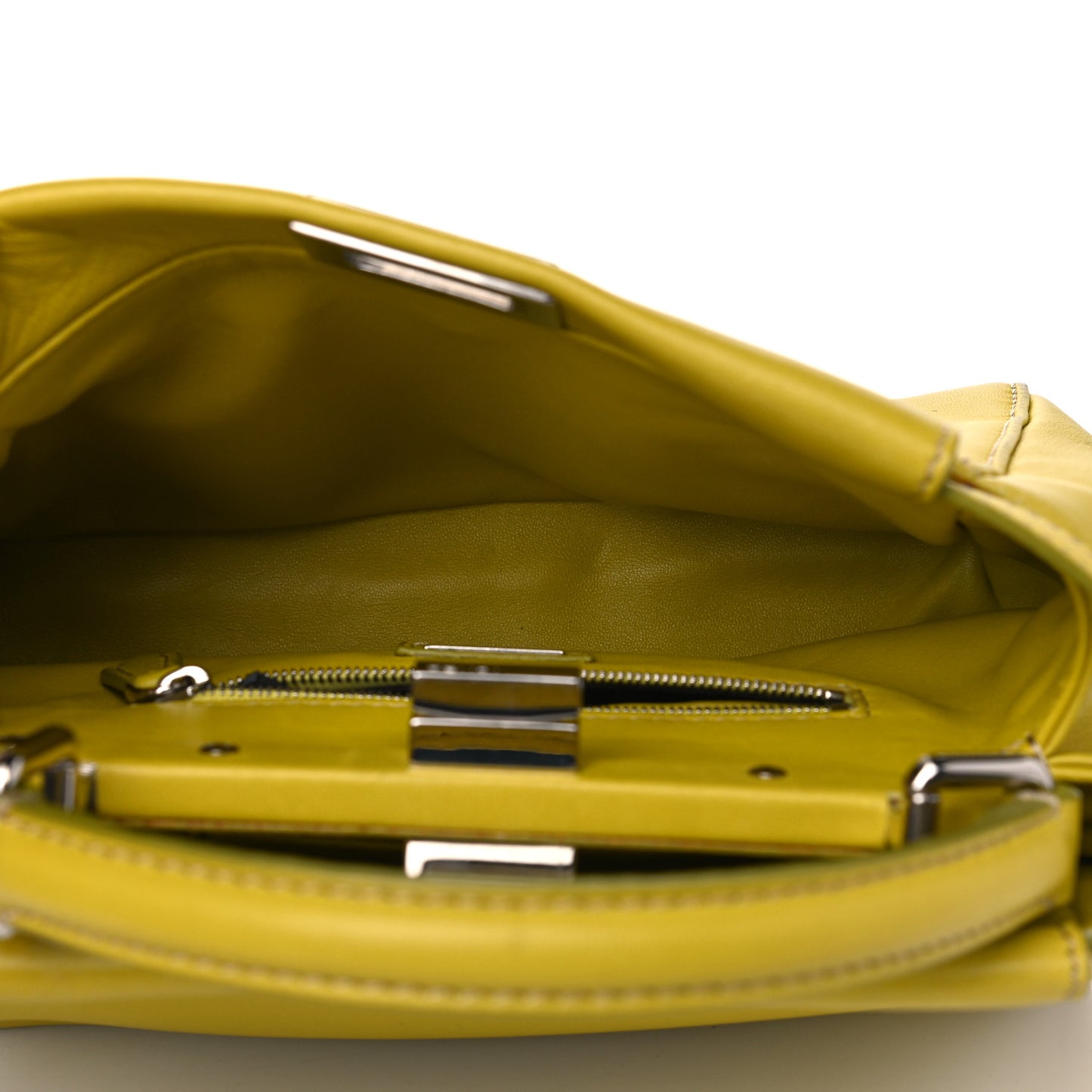 Nappa Mini Peekaboo Iconic Satchel Lime