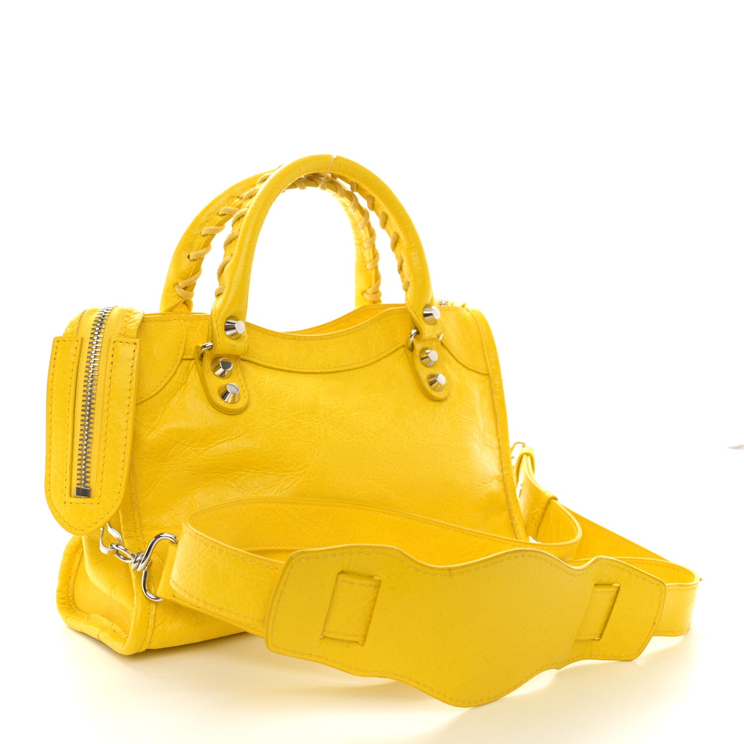 Balenciaga Agneau Classic Hardware Mini City Jaune Soleil 4 of 14